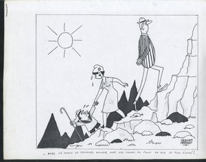 Cándido, satírico en B  W de Jacques Faizant
