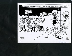 Le Figaro, sátira en blanco y negro