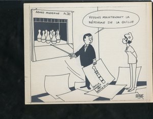 Le Figaro, sátira en blanco y negro