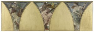 Boceto para el Ayuntamiento de París: Argelia. Guayana. Provenza, hacia 1888 (óleo sobre lienzo) de Jacques Fernand Humbert