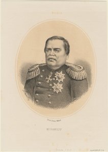 Retrato del Conde Nikolay Muravyov-Amursky 1809-1881, 1865