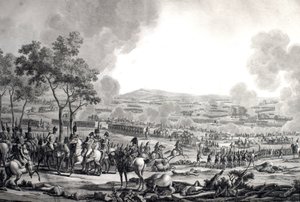 Batalla de Wagram, 17 de julio de Jacques Francois Joseph (after) Swebach