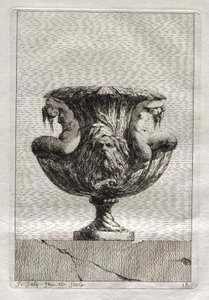 Suite de jarrones: Placa 18, 1746 de Jacques Francois Joseph Saly