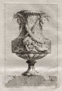 Suite de jarrones: Placa 20, 1746 de Jacques Francois Joseph Saly