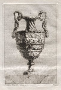 Suite de jarrones: Placa 23, 1746 de Jacques Francois Joseph Saly