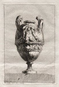 Suite de jarrones: Placa 27, 1746 de Jacques Francois Joseph Saly