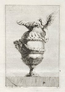 Suite de jarrones: Placa 3, 1746 de Jacques Francois Joseph Saly