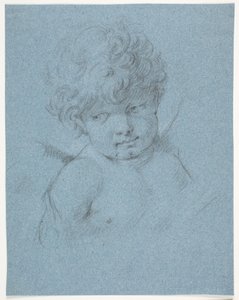 ¿Ángel alado? ¿Amor? Busto de Jacques Francois Joseph Saly