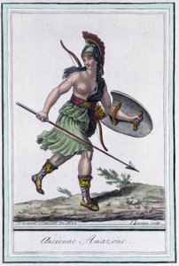 Antigua Amazona - en “Encyclopedia of Travels” de Grasset St Sauveur, ed. 1796 de Jacques Grasset de Saint Sauveur