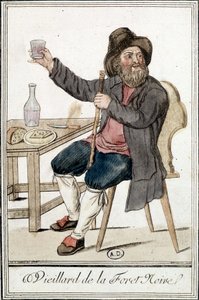 Viejo de la Selva Negra - en Encyclopédie des voyages por J. Grasset Saint-Sauveur de Jacques Grasset de Saint Sauveur