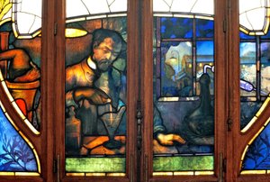 Nancy (departamento 54), Art Nouveau, Cámara de Comercio e Industria, vitrales de Jacques Gruber (1870-1936)