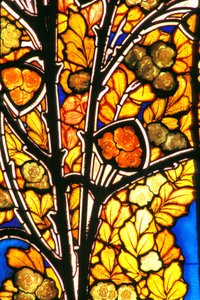 Nancy (departamento 54), Art Nouveau, Hotel Bergeret, vitrales de Jacques Gruber (1870-1936) “rosas y gaviotas”