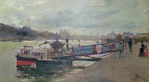 Escena del puerto, siglo XIX
