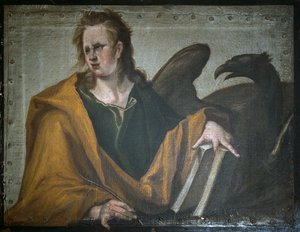 San Juan Evangelista, 1588 de Jacques II de Gheyn