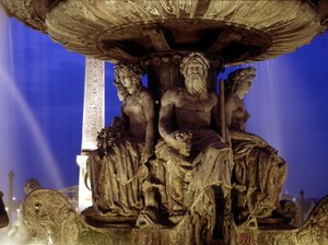 Fuente de la Plaza de la Concordia en París