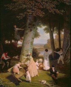 El patio de juegos. 1830