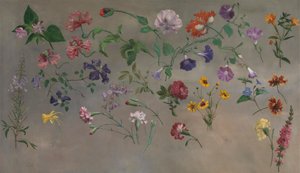 Estudios de flores [1985, Cormack, Catálogo conciso YCBA]. de Jacques Laurent Agasse