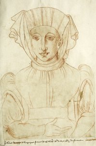 "Jehenne de Bourgongne esposa de Philippes de Valoys rey de Francia", fol. 6 del Recueil d