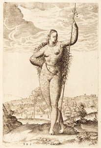 Una joven picta, c1585 de Jacques Le Moyne