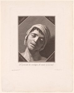 Marat, tal como era en el momento de su muerte de Jacques Louis Copia