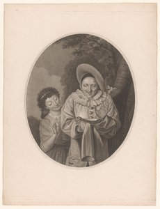 Pierrot con salchicha de Jacques Louis Copia