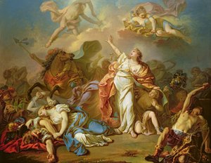 Apolo y Diana atacando a los Hijos de Niobe