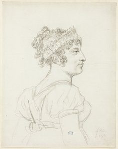 Busto de Carolina Bonaparte, Princesa Murat, Reina de Nápoles de Jacques Louis David