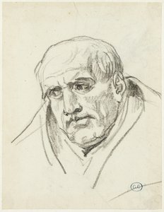 Busto de un Hombre Mayor de Jacques Louis David