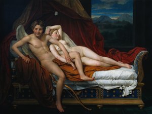 Cupido y Psique de Jacques Louis David
