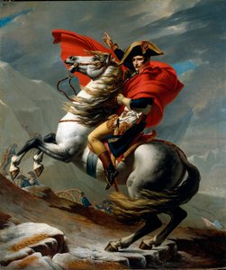 Retrato ecuestre de Napoleón I Bonaparte de Jacques Louis David