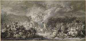 En francés:  Les Combats de Diomède El combate de Diomedes de Jacques Louis David