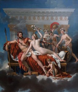 Francés: Mars désarmé par Vénus Mars Being Disarmed by Venus de Jacques Louis David