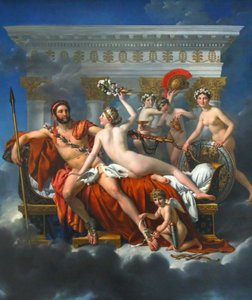 Francés: Mars désarmé par Vénus Mars disarmed by Venus de Jacques Louis David