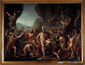 Leonidas en las Termópilas