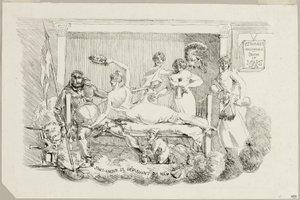 Loveless desarmándose de Jacques Louis David