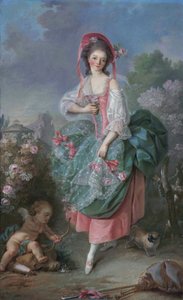 Mademoiselle Guimard como Terpsícore de Jacques Louis David