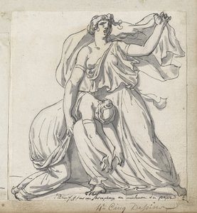Niobe y Su Hija de Jacques Louis David