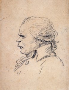 Retrato cargado de Danton (caricatura) de Jacques Louis David