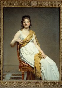 Retrato de Madame Raymond Verninac (1780-1827) hermana de Eugène Delacroix de Jacques Louis David