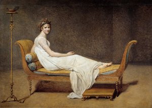 Retrato de Madame Recamier, Jeanne Francoise llamada Juliette de Jacques Louis David