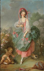 Retrato de Mademoiselle Guimard como Terpsícore de Jacques Louis David