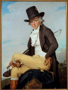 Retrato de Pierre Seriziat, cuñado del artista de Jacques Louis David