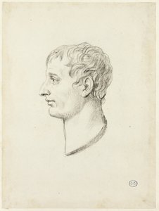 Perfil de Napoleón de Jacques Louis David