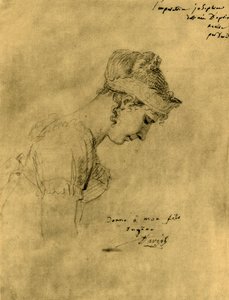 Boceto de Josefina en la coronación de Napoleón, 2 de diciembre de 1804, 1921 de Jacques Louis David