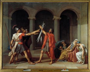 El juramento de los Horacios de Jacques Louis David
