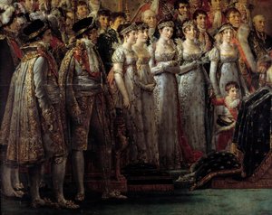 El rito de Napoleón (detalle) de Jacques Louis David