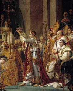 El rito de Napoleón. (detalle) de Jacques Louis David
