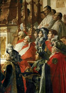 La coronación del emperador Napoleón I Bonaparte ... de Jacques Louis David