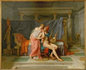 El amor de París y Helen ... de Jacques Louis David