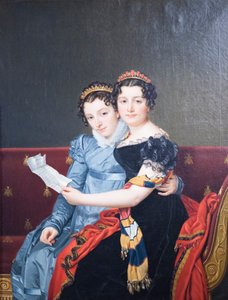 Zenaide y Charlotte Bonaparte de Jacques Louis David